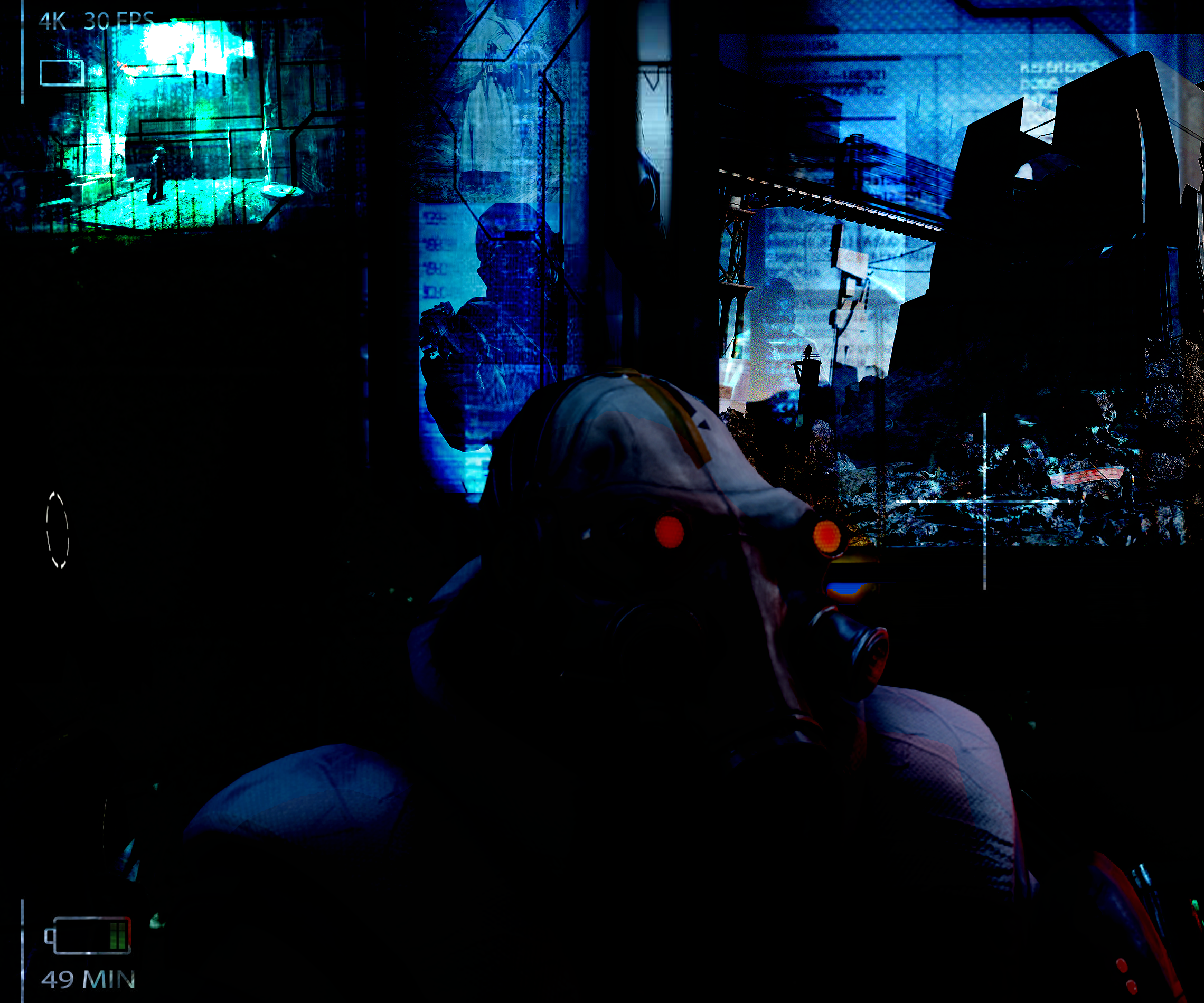 Immersive gameplay view